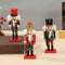 Soldados Cascanueces de Madera - Adornos Navideños Tradicionales