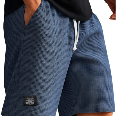 Pantalones Cortos Tejido Waffle para Hombre - Comodidad Moderna