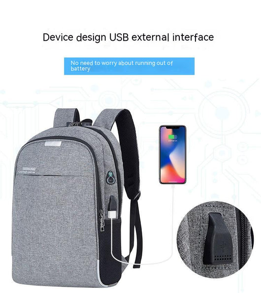 Mochila Empresarial con Carga USB - Diseño Casual y Funcional - Image 7