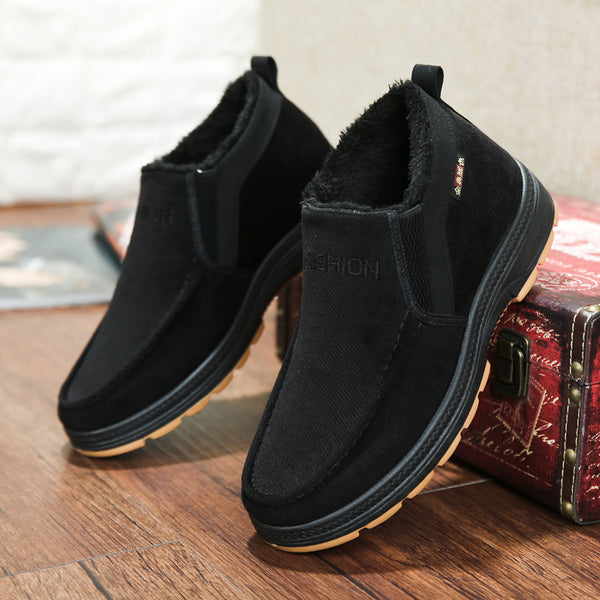 Zapatos Casuales para Hombre con Forro Cálido y Terciopelo