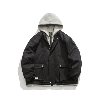 Chamarra Hoodie Retro con Bolsillos 3D y Diseño Desmontable para Hombre - Image 38