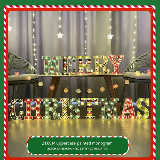 Luces LED Navideñas con Impresión a Color y Letras Personalizables - Image 2