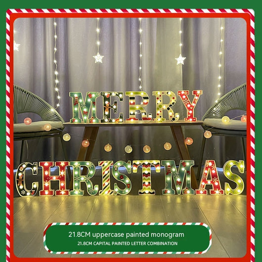 Luces LED Navideñas con Impresión a Color y Letras Personalizables - Image 2