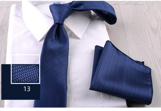 Combo Corbata y Pañuelo de Bolsillo para Hombre Profesional - Image 14