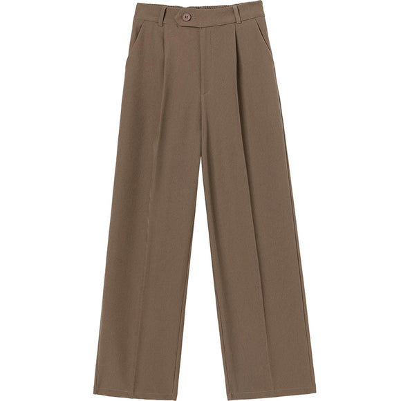 Traje de Otoño para Mujer con Pantalón Ancho Elegante