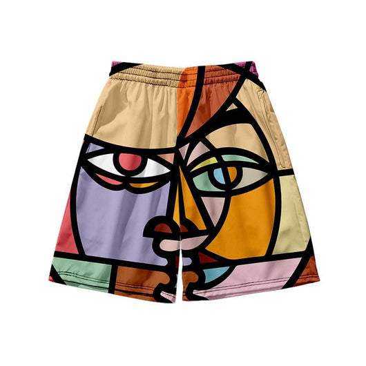 Shorts Casuales para Hombre Elemento Pop - Image 3