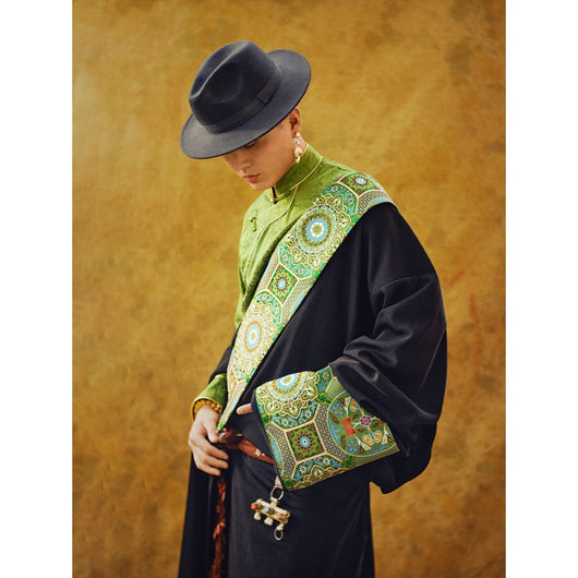 Traje Tradicional Tibetano para Hombre - Ropa Auténtica de Lhasa - Image 5