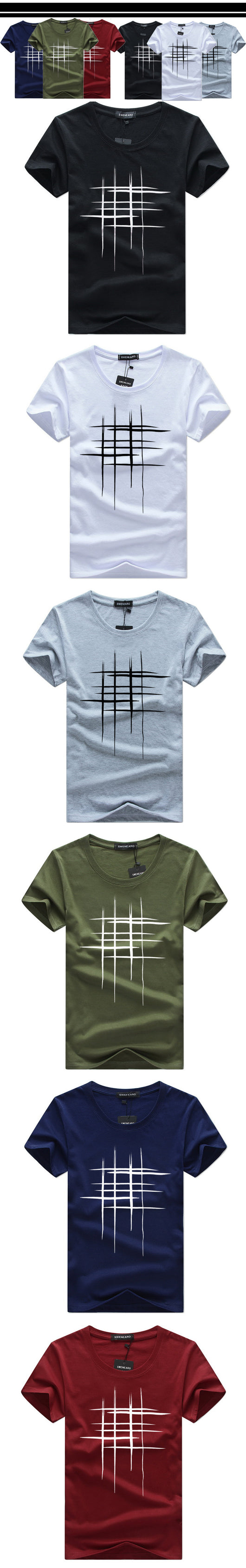Camiseta de Algodón Manga Corta Tallas Grandes Premium - Image 7