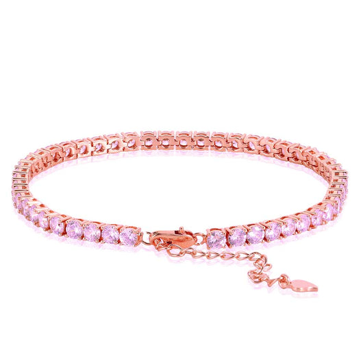 Pulsera Tobillera de Circones Tennis 4mm - Diseño Minimalista y Ajustable - Image 7