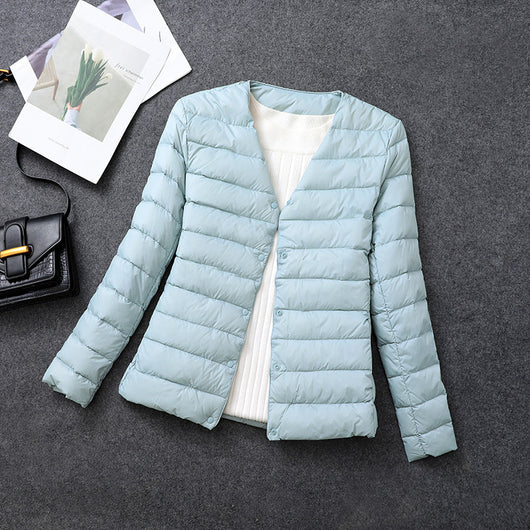 Chaqueta Térmica Ligera Cuello Redondo para Mujer - Image 35