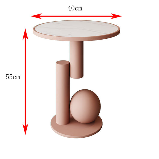 Mesa de Noche Minimalista de Hierro para Dormitorio - Image 9