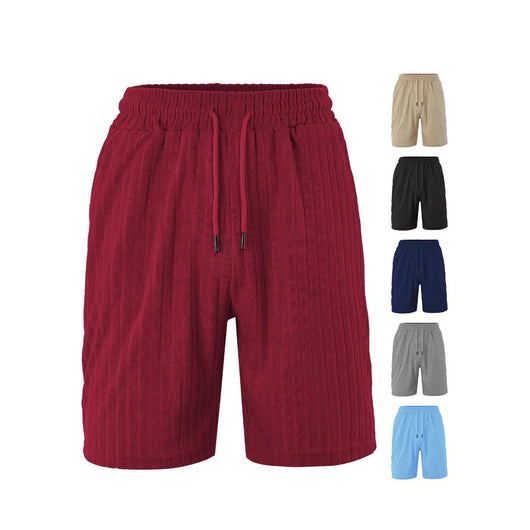 Pantalones Cortos Casuales para Hombre con Tela Jacquard Micro-elástica Transpirable - Image 3