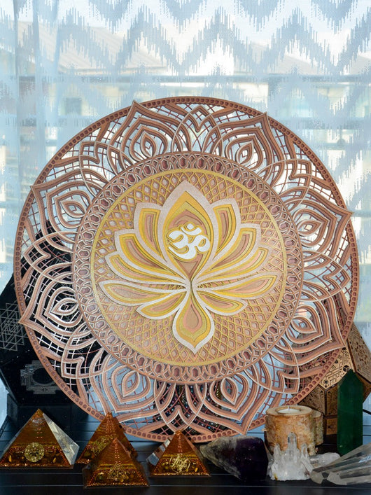 Cuadro Mandala de Madera - Arte Decorativo para Yoga, Meditación y Zen - Image 2