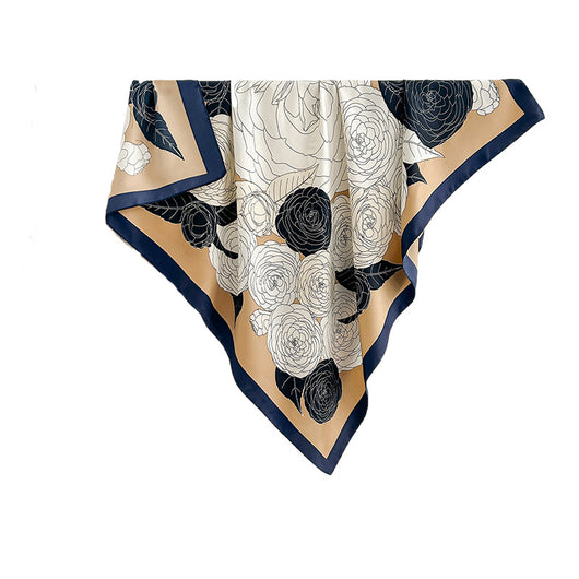 Pañuelo Floral Coreano Premium con Estampado Artesanal - Image 5