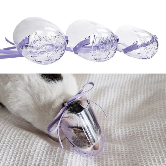 Bozal Ajustable Anti-Mordida para Gatos | Máscara de Aseo y Baño Segura - Image 5