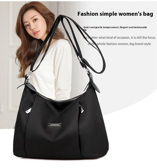 Bolso Bandolera Oxford para Mujer - Elegancia Minimalista y Funcional - Image 13