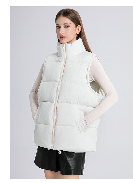 Chaleco Térmico Acolchado sin Mangas con Cuello Alto para Mujer - Image 19