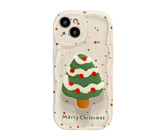 Funda para Teléfono con Soporte y Diseño Navideño de Puntos Coloridos - Image 13