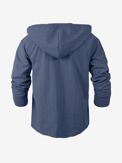 Cardigan Slim Fit con Capucha para Hombre - Casual y Versátil - Image 33