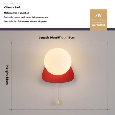 Lámpara de Pared Infantil Minimalista para Dormitorio y Pasillo - Image 13