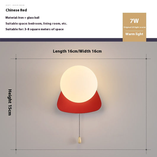 Lámpara de Pared Infantil Minimalista para Dormitorio y Pasillo - Image 13