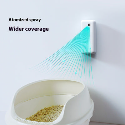 Dispensador Automático de Aroma para Arenero de Gatos