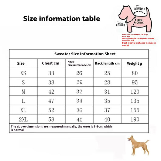 Suéter Térmico para Perros - Abrigo Grueso Otoño e Invierno - Image 8