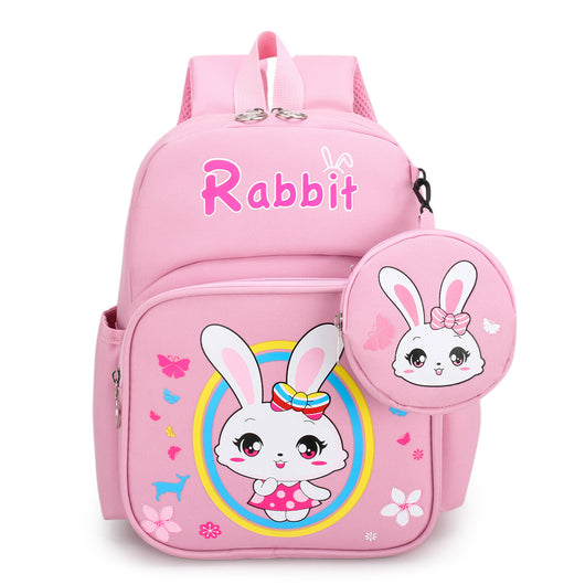 Mochila Escolar Infantil con Protección de Columna y Monedero de Dibujos Animados - Image 6