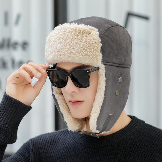 Gorro de Protección Térmica con Cobertura de Orejas - Algodón Grueso - Image 4