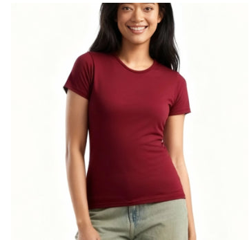 Blusa de Algodón con Cuello Redondo y Cintura Ajustada Reductora - Image 2