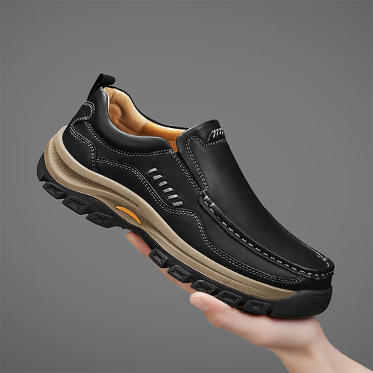 Zapatos de Cuero Casual Estilo Británico para Senderismo y Outdoor - Image 3