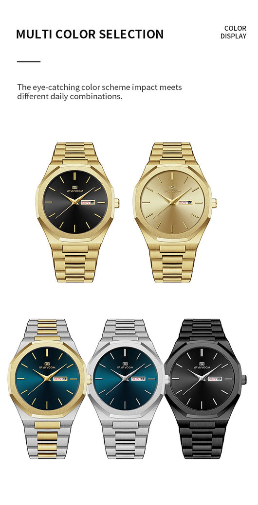 Reloj Casual Ejecutivo con Cadena de Acero - Image 29