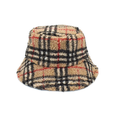 Gorro Tipo Pescador de Cuadros Cálido para Mujer - Image 15