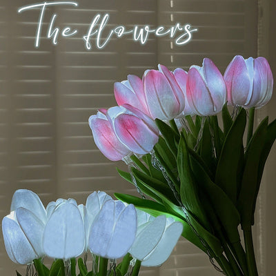 Ramo de Novia Tulipanes con Luces LED Simuladas - Image 9