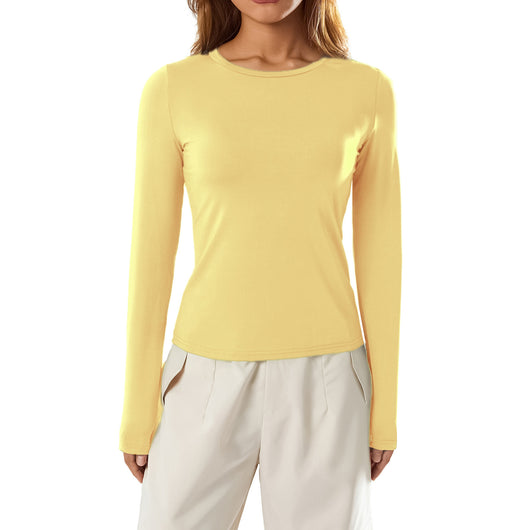 Blusa Ajustada de Manga Larga con Corte Irregular - Image 11