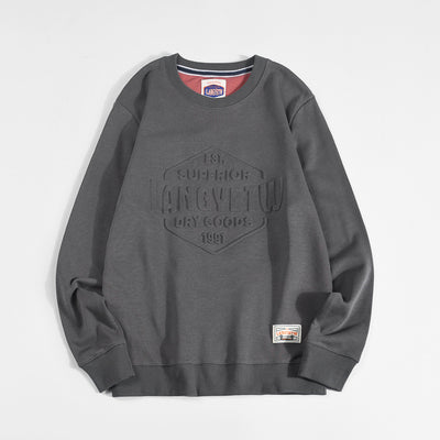 Sudadera Oversize de Algodón con Estampado Vintage - Image 3