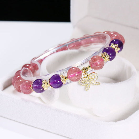 Pulsera de Cristal DIY Fresa y Amatista - Energía y Creatividad - Image 9