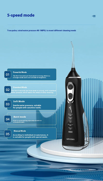 Limpiador Dental Portátil con Irrigador Eléctrico - Image 11