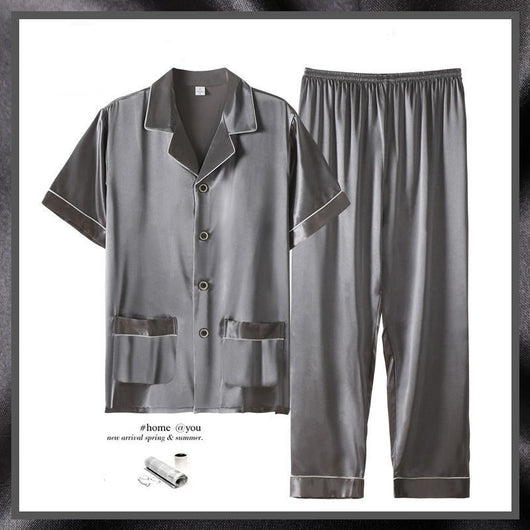 Pijama Corto Ligero para Hombre - Conjunto Cómodo de Verano - Image 6