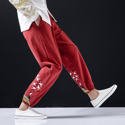 Pantalones Casuales Talla Grande Estilo Asiático para Hombre - Image 8