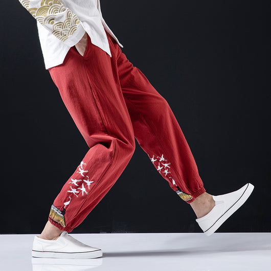 Pantalones Casuales Talla Grande Estilo Asiático para Hombre - Image 8