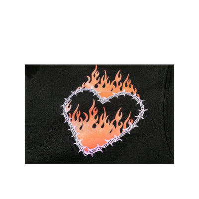 Sudadera Estampado Llamas Niche - Image 13