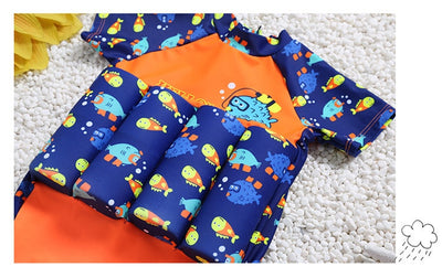 Traje de Baño Flotador para Bebés y Niñas - Enterizo de Seguridad Acuática - Image 6