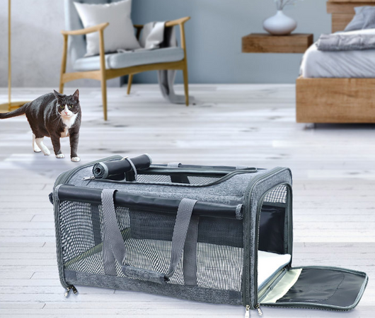 Bolsa de Transporte Plegable con Ruedas para Gatos - Image 11