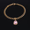 Gota D'Água Rosado Gemstone S10a20 Cm