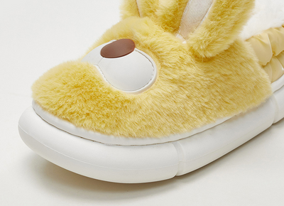 Pantuflas Infantiles de Algodón con Diseño de Conejo y Suela Antideslizante - Image 16