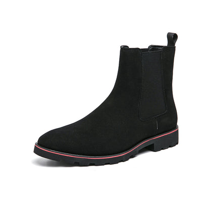 Botas Cargo Tobilleras de Cuero para Hombre - Estilo Casual Versátil - Image 6