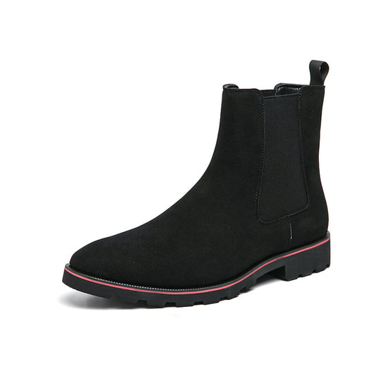Botas Cargo Tobilleras de Cuero para Hombre - Estilo Casual Versátil - Image 6