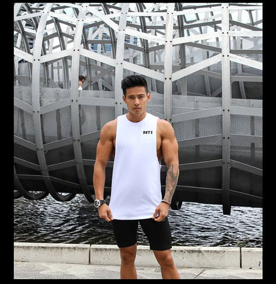 Chaleco Deportivo Hombre Verano Suelta Comodidad Fitness - Image 22