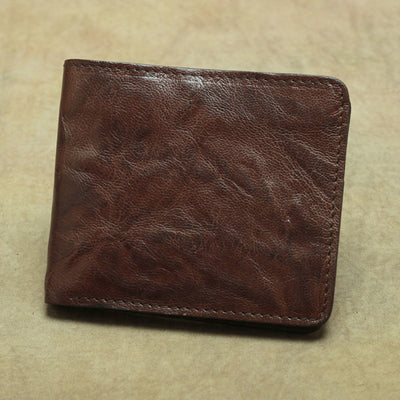 Billetera de Cuero Vintage Retro Clásica - Image 11